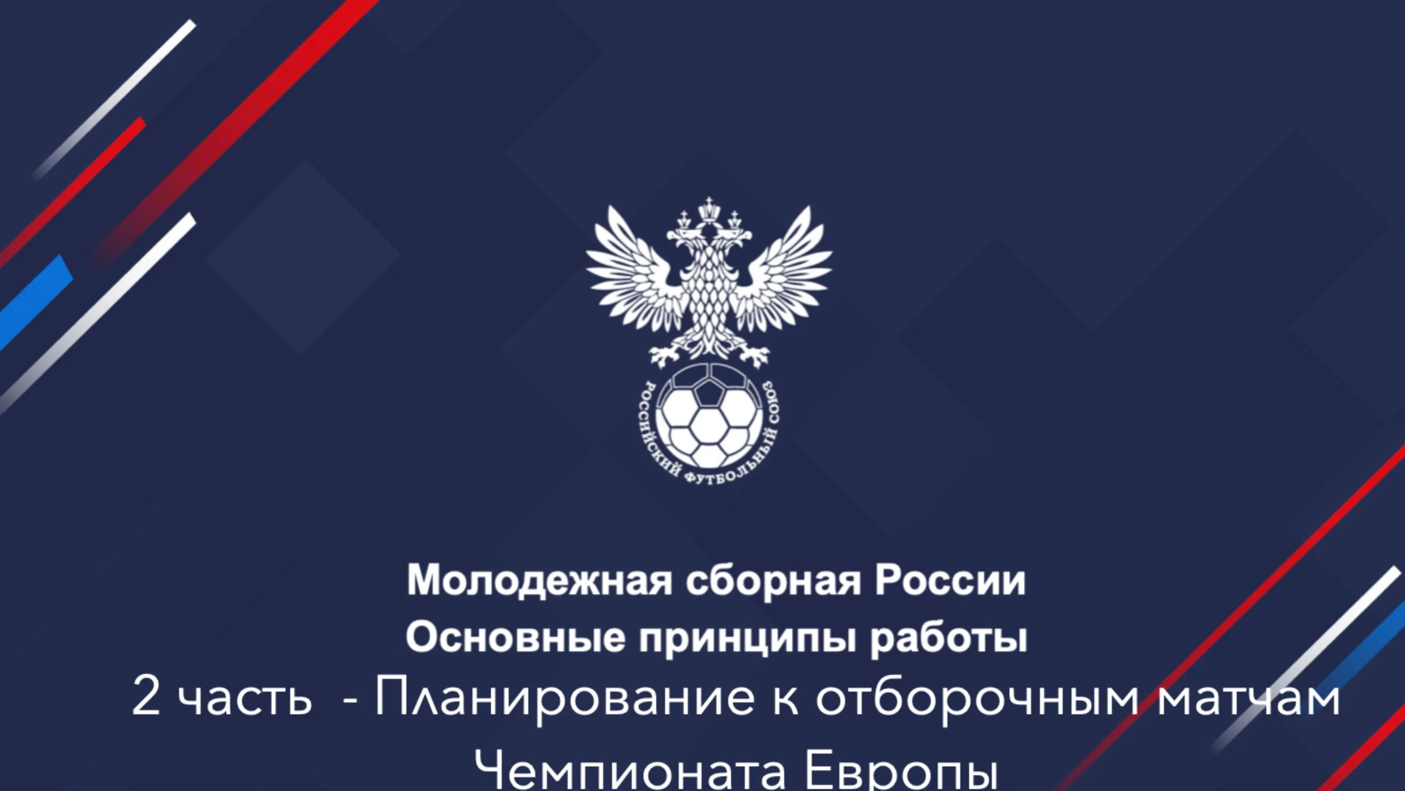 Молодежная Сборная России Планирование подготовки к ЧЕ